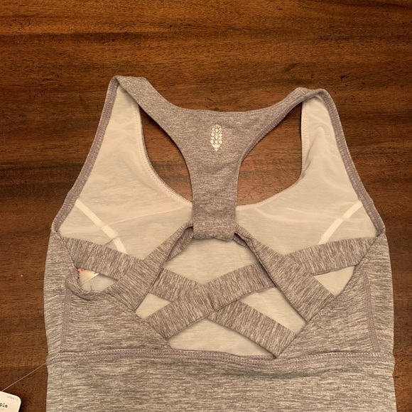 Free People Movement Sports Bra XS Criss Cross New NWT - Picture 4 of 4